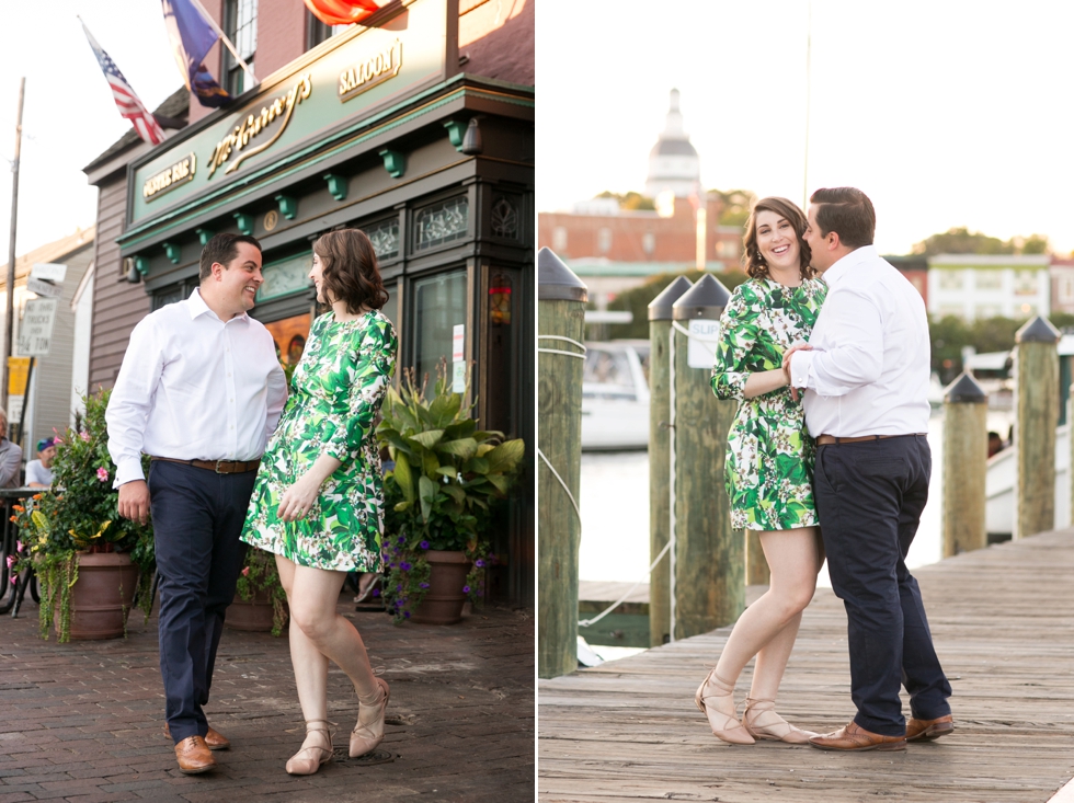 Annapolis Maryland Destination Engagement Photographer - McGarvey's Annapolis