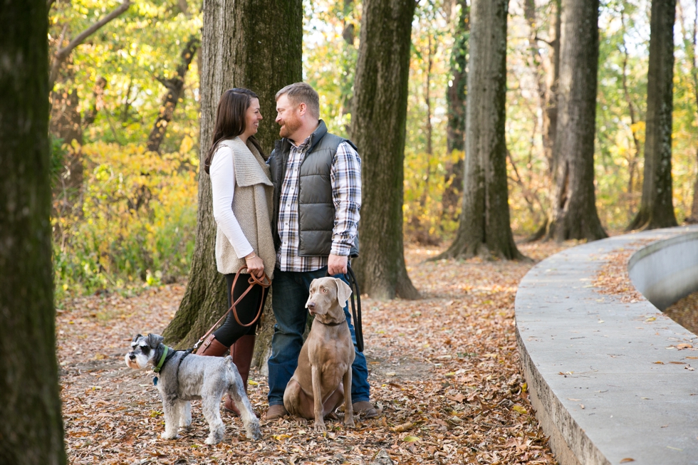 Roosevelt Island Dog Engagement - Traveling Philadelphia Engagement Photographers