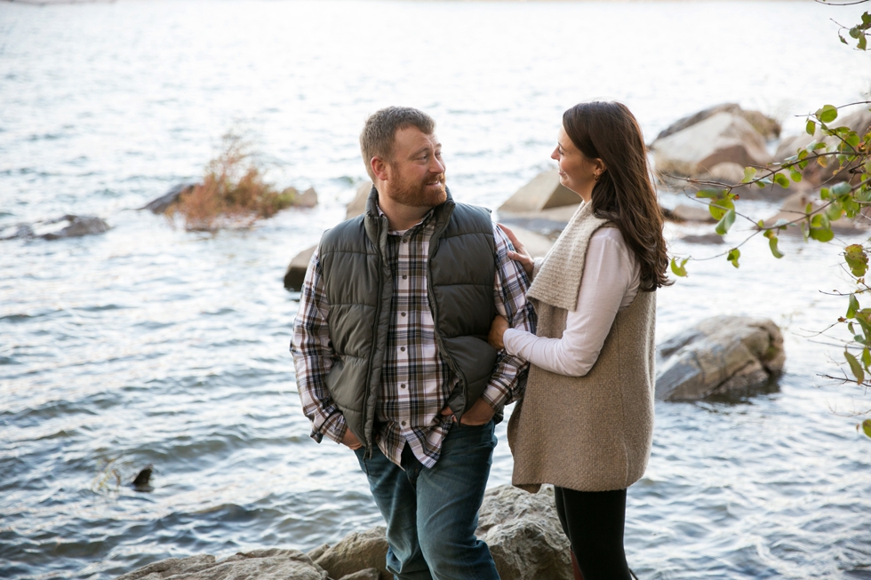 Washington DC Roosevelt Island - Engagement Photographers in Georgetown