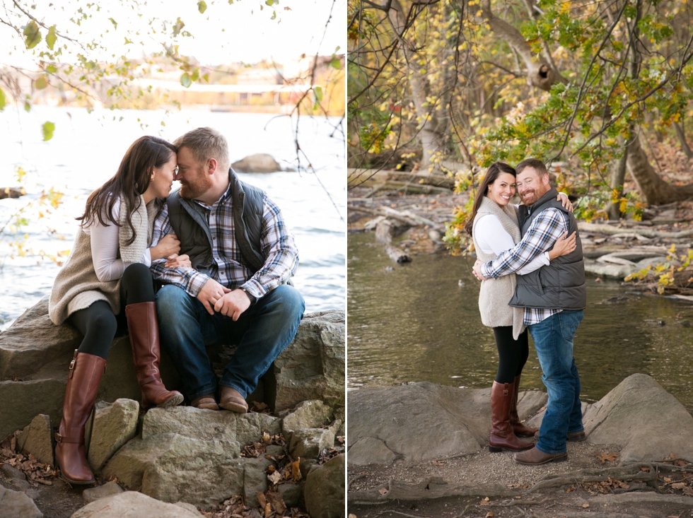 Washington DC Roosevelt Island - Engagement Photographers in Georgetown