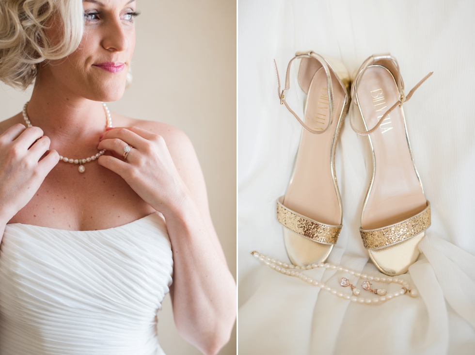 Philadelphia Wedding bridal portrait - Silver Swan Bayside getting ready