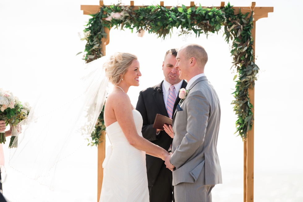 Eastern Shore Wedding Photographer - Silver Swan Bayside outdoor ceremony