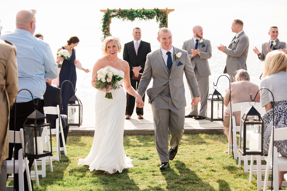 Eastern Shore Wedding Photographer - Silver Swan Bayside outdoor ceremony