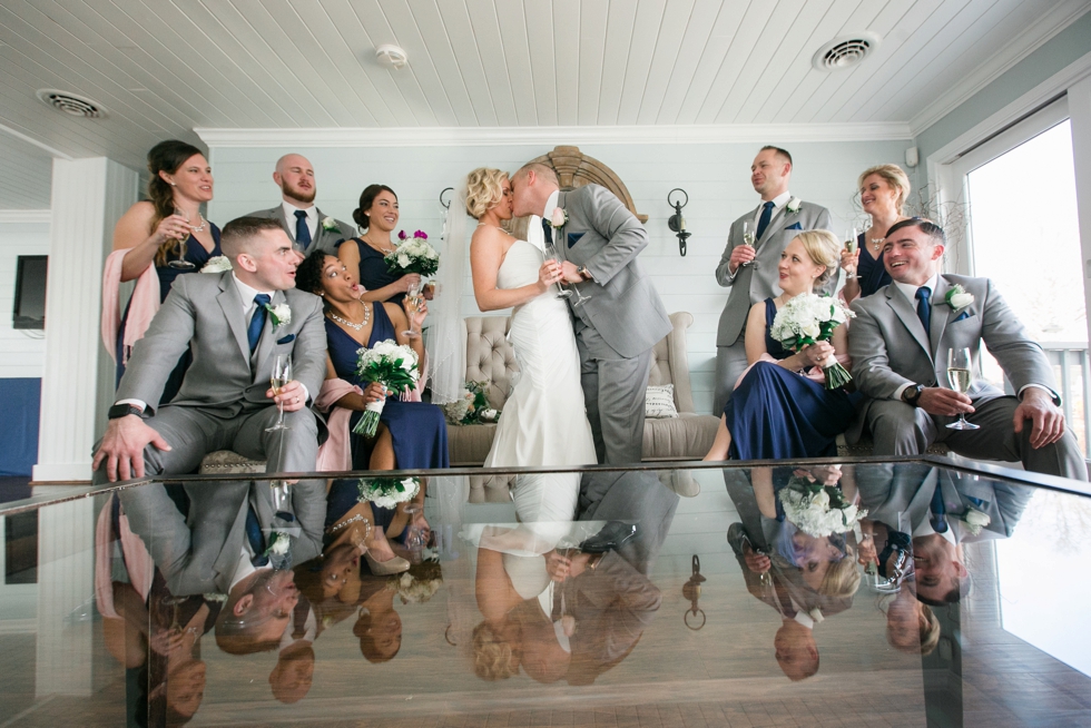 Silver Swan Bayside wedding party - Stevensville Wedding Photographer