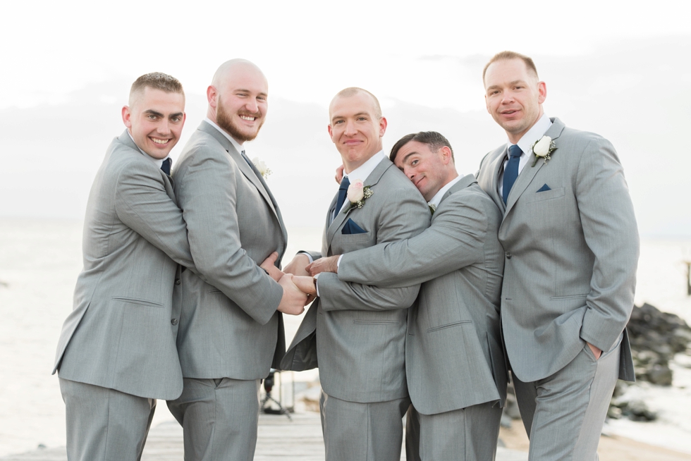 Silver Swan Bayside wedding party - Eastern Shore Wedding Photographer