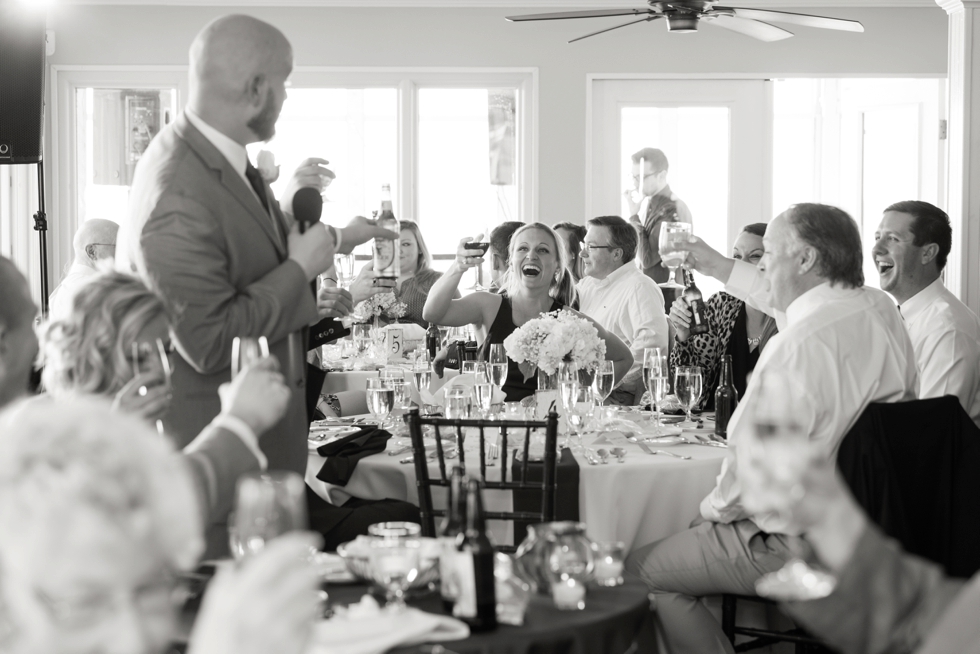 Silver Swan Bayside wedding reception - Eastern Shore Wedding Photographer