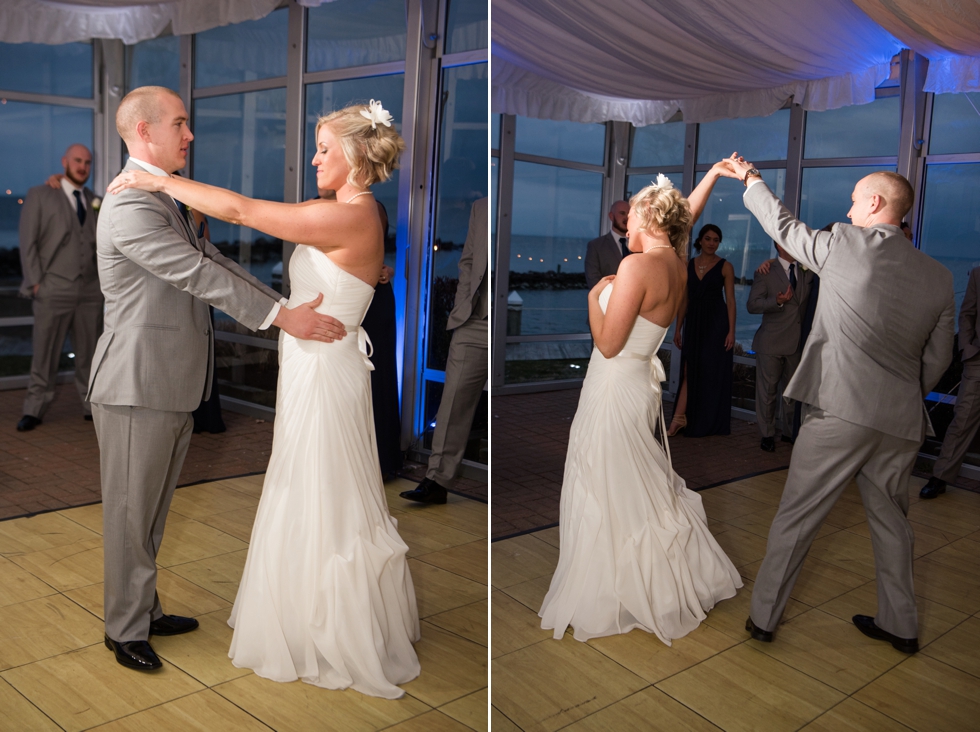 Silver Swan Bayside wedding reception - Eastern Shore Wedding Photographer