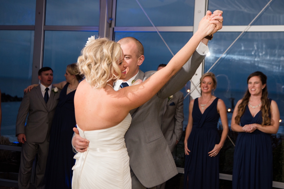 Silver Swan Bayside wedding reception - Eastern Shore Wedding Photographer