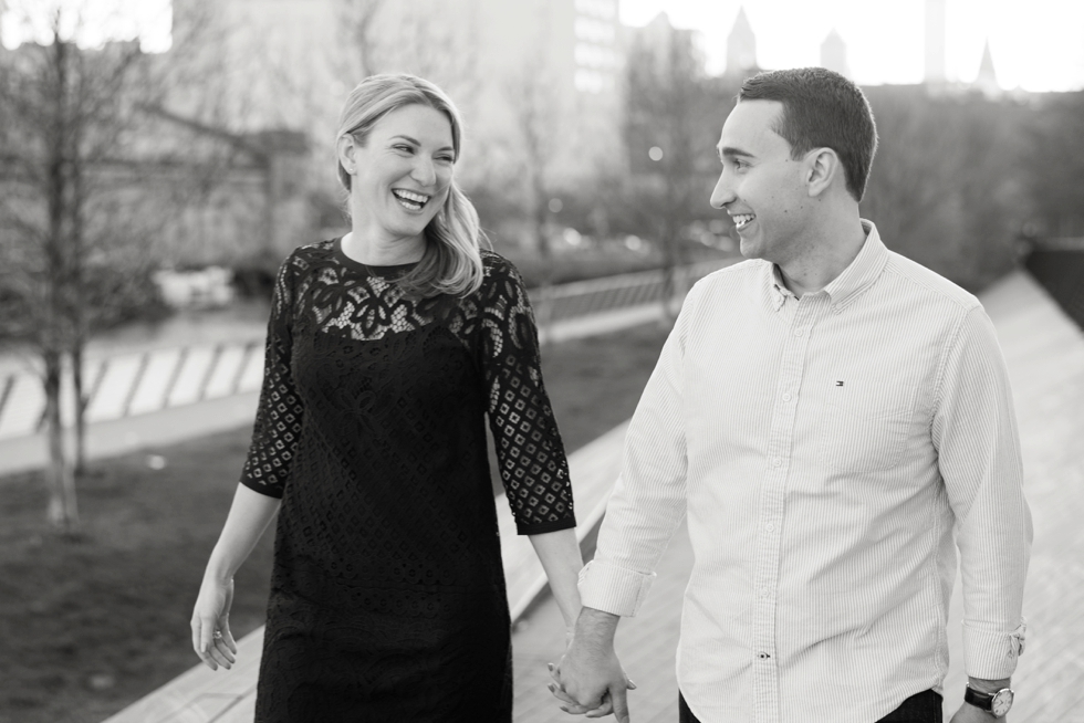 Race Street Pier Engagement Photography