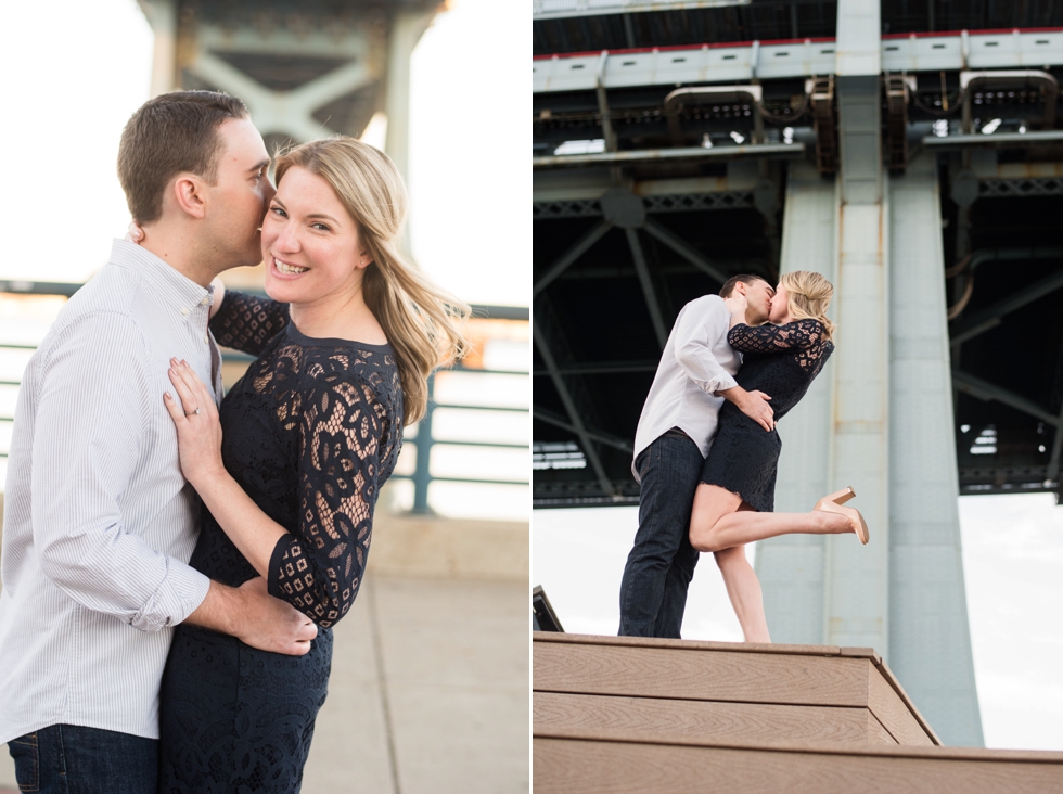 Race Street Pier Engagement Photography