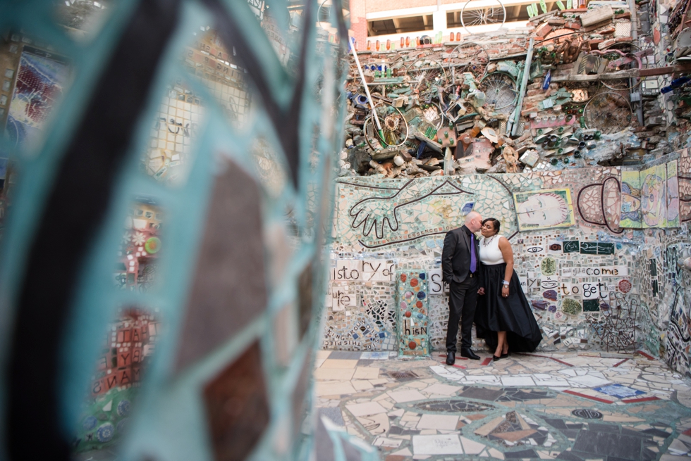 Elopement in Philadelphia Magic Gardens - South Street Wedding Photographer