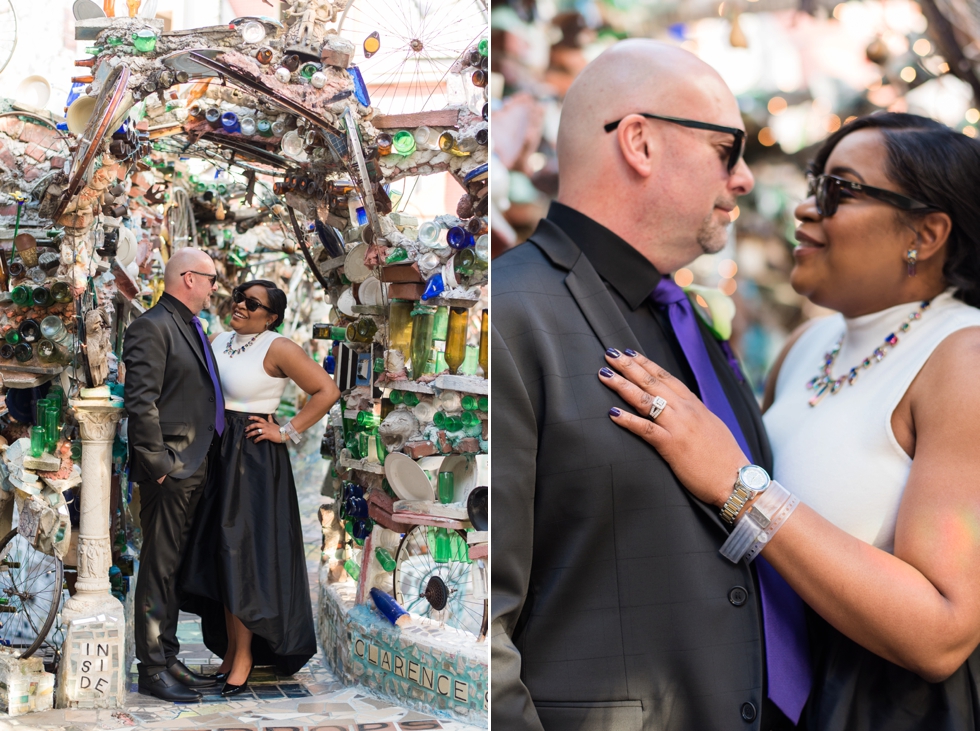 Philadelphia Magic Gardens Wedding - South Street Elopement Photographer