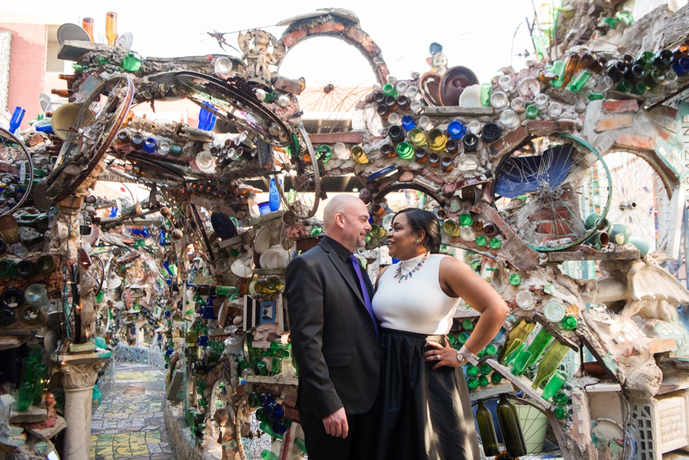 Elopement in Philadelphia Magic Gardens - South Street Wedding Photographer