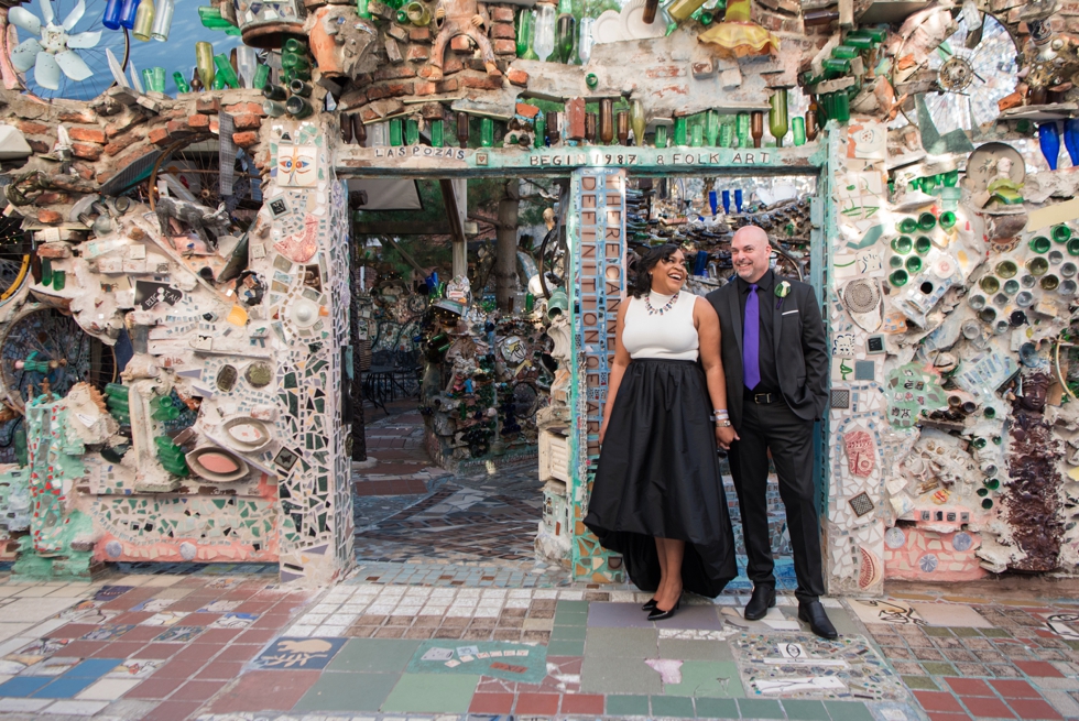 Elopement in Philadelphia Magic Gardens - South Street Wedding Photographer