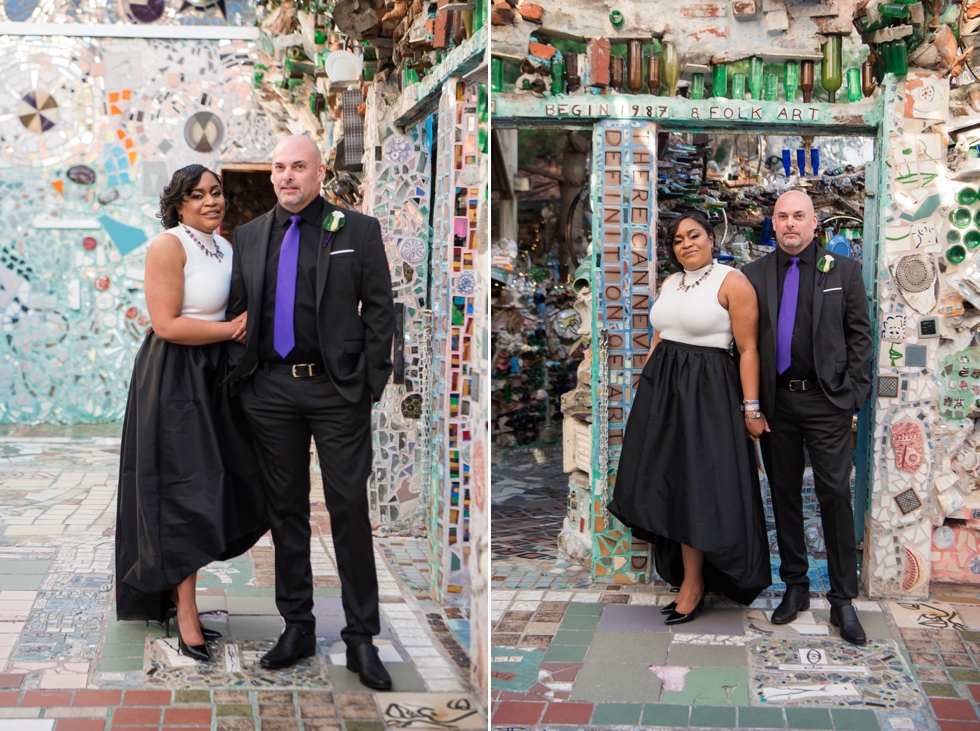 Elopement in Philadelphia Magic Gardens - South Street Wedding Photographer