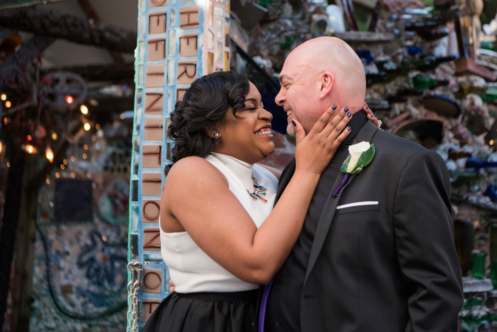 Philadelphia Magic Gardens Wedding - South Street Elopement Photographer