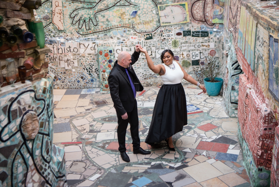 Philadelphia Magic Gardens Wedding - South Street Elopement Photographer