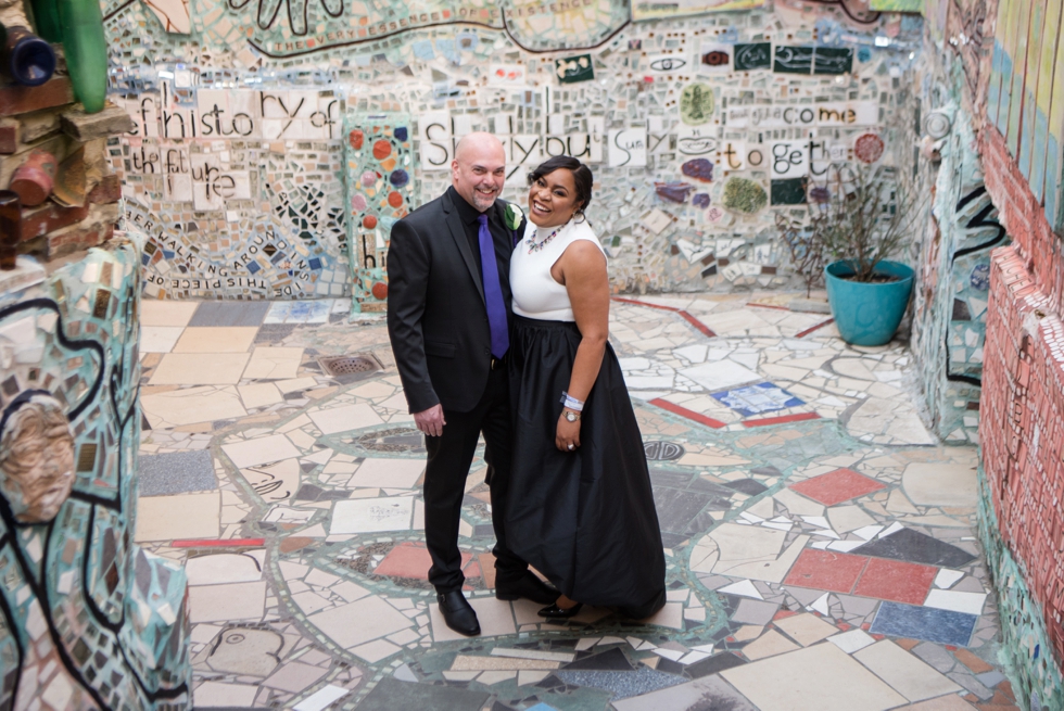 Philadelphia Magic Gardens Wedding - South Street Elopement Photographer