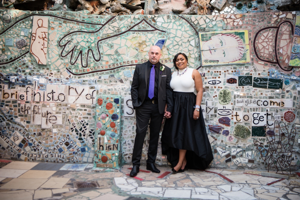 Philadelphia Magic Gardens Wedding - South Street Elopement Photographer