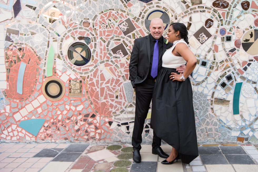 Philadelphia Magic Gardens Wedding - Philadelphia Elopement Photographer