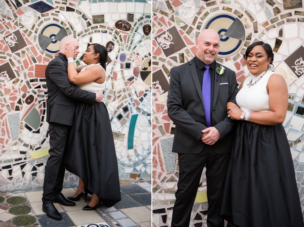 Philadelphia Magic Gardens Wedding - Philadelphia Elopement Photographer