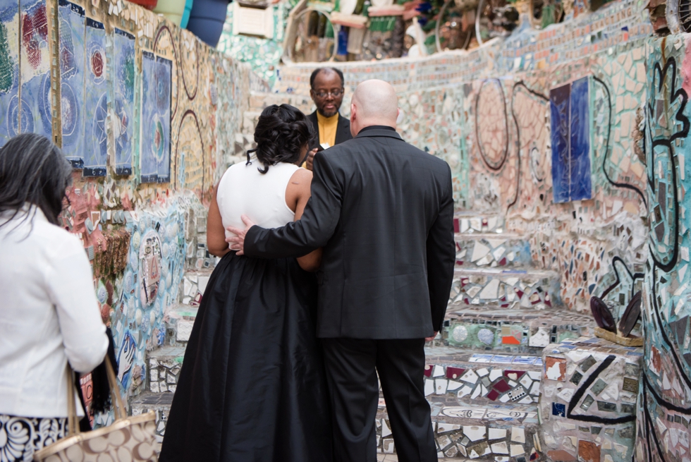 Philadelphia Magic Gardens Wedding Ceremony - South Street Elopement Photographer