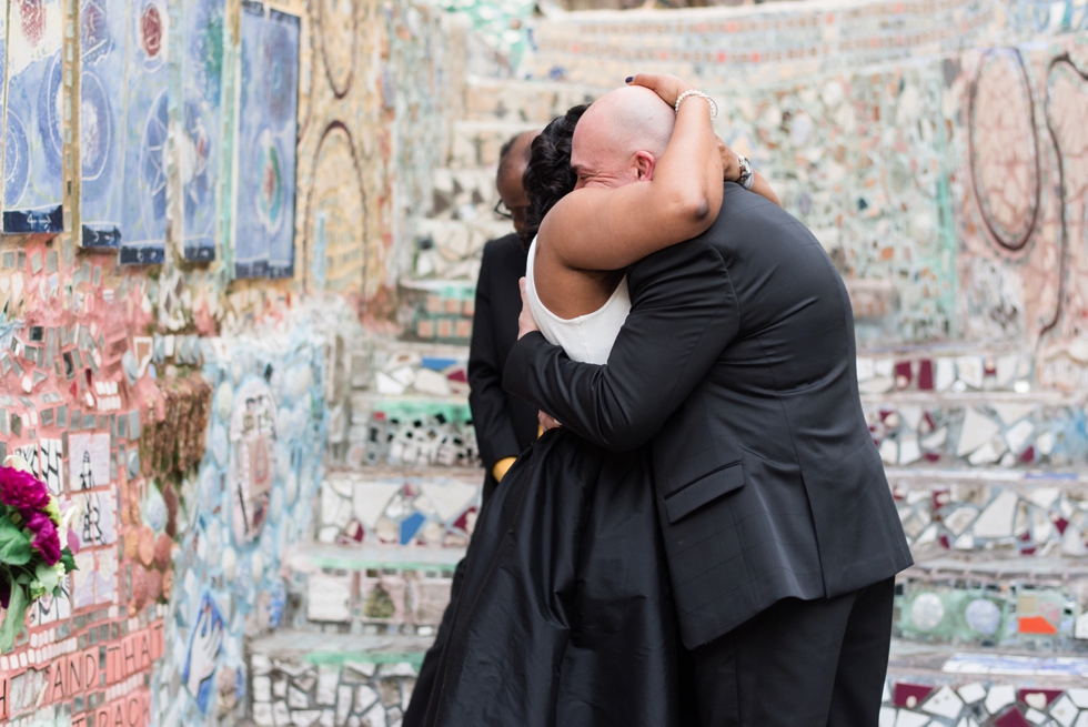 Philadelphia Magic Gardens Wedding Ceremony - South Street Elopement Photographer