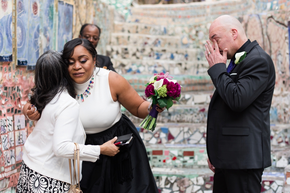 Philadelphia Magic Gardens Wedding Ceremony - South Street Elopement Photographer