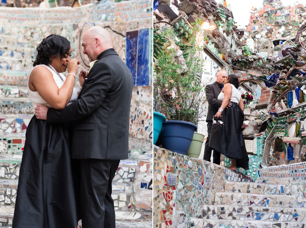 Philadelphia Magic Gardens Elopement Photographer - South Street Wedding