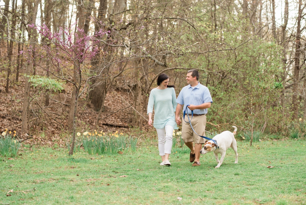 Port Annapolis Engagement session - Dog in engagement photos