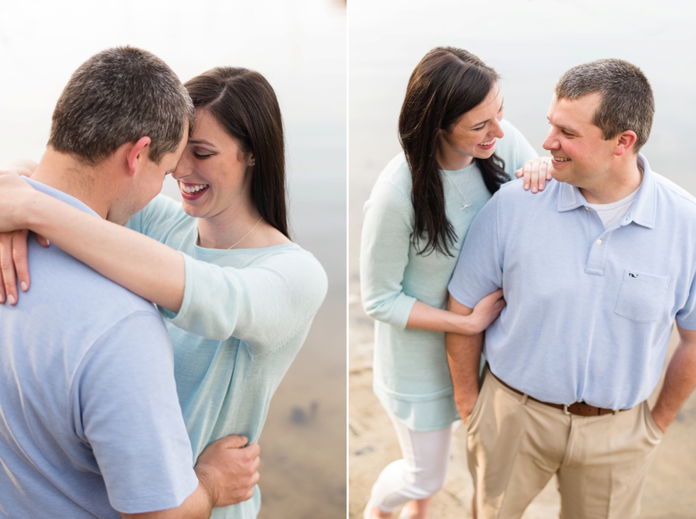 Back Creek Annapolis Maryland Engagement session - Dog in engagement photos