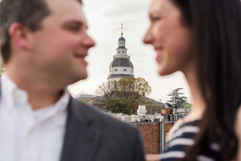 Traveling Engagement Photographer in Annapolis Maryland - Maryland State House