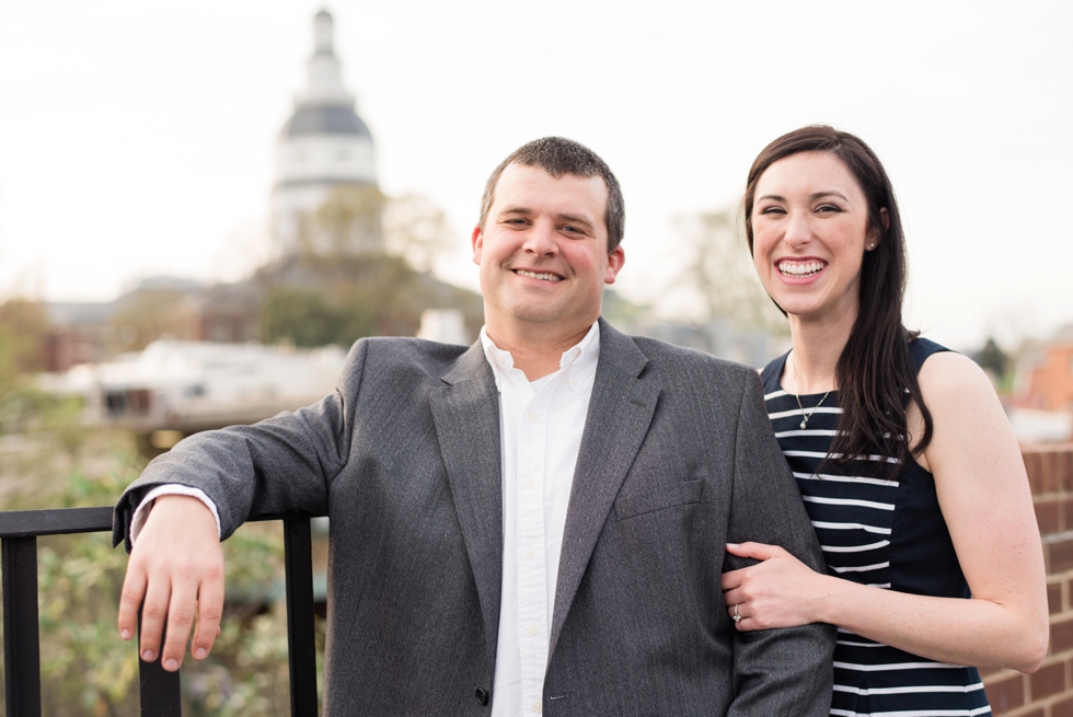 Traveling Engagement Photographer in Annapolis Maryland - Maryland State House