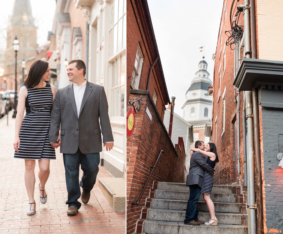 Traveling Engagement Photographer in Annapolis Maryland - Maryland State House