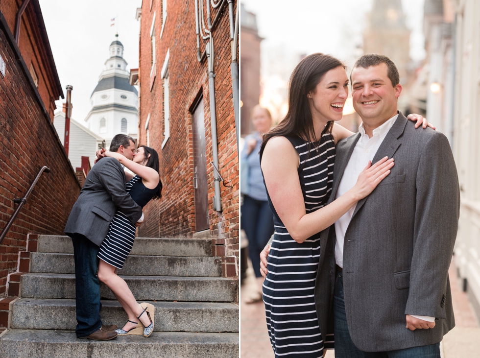 Traveling Engagement Photographer in Annapolis Maryland - Maryland State House