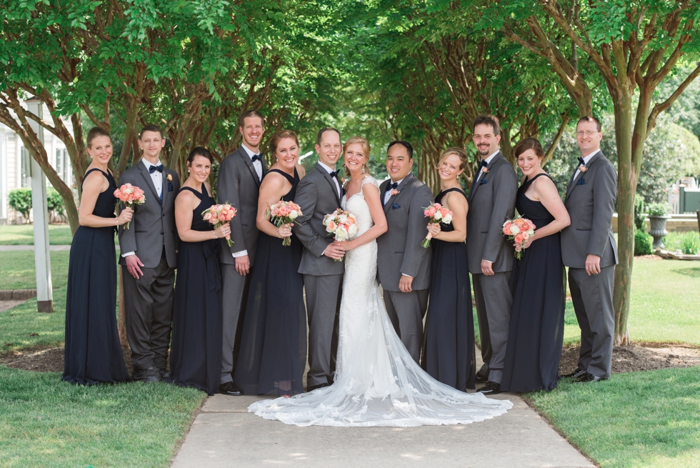 Destination Wedding Photographer - Williamsburg VA Wedding Party