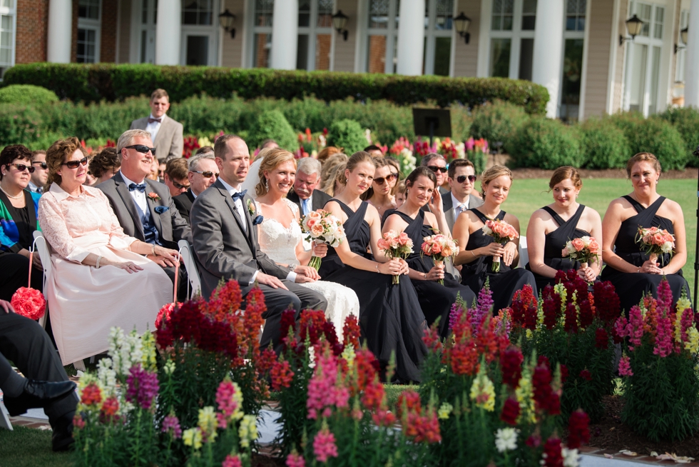 Destination Wedding Photographer in Williamsburg VA -Two Rivers Country Club Ceremony