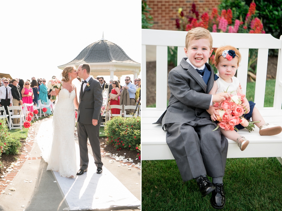 Destination Wedding Photographer in Williamsburg VA -Two Rivers Country Club Ceremony