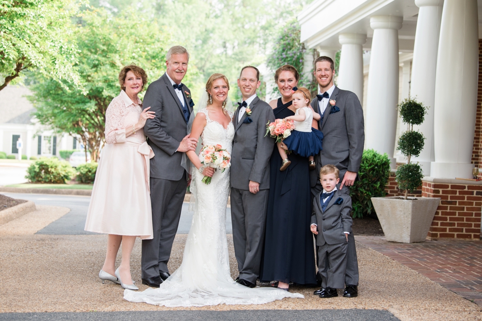 Destination Wedding Photographer in Williamsburg VA -Two Rivers Country Club Ceremony