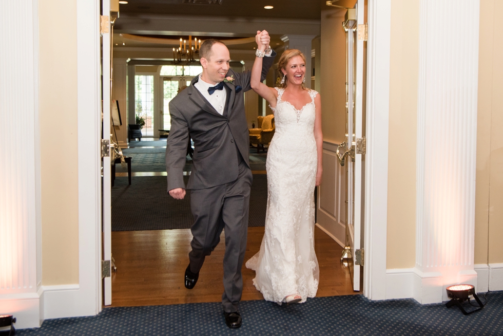 Destination Wedding Photographer in Williamsburg VA -Two Rivers Country Club Reception