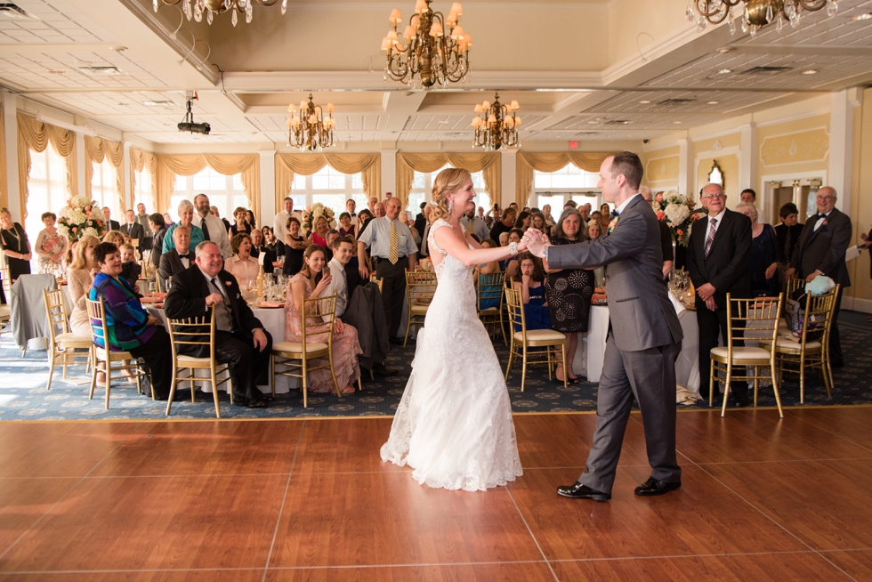 Destination Wedding Photographer in Williamsburg VA -Two Rivers Country Club First Dance