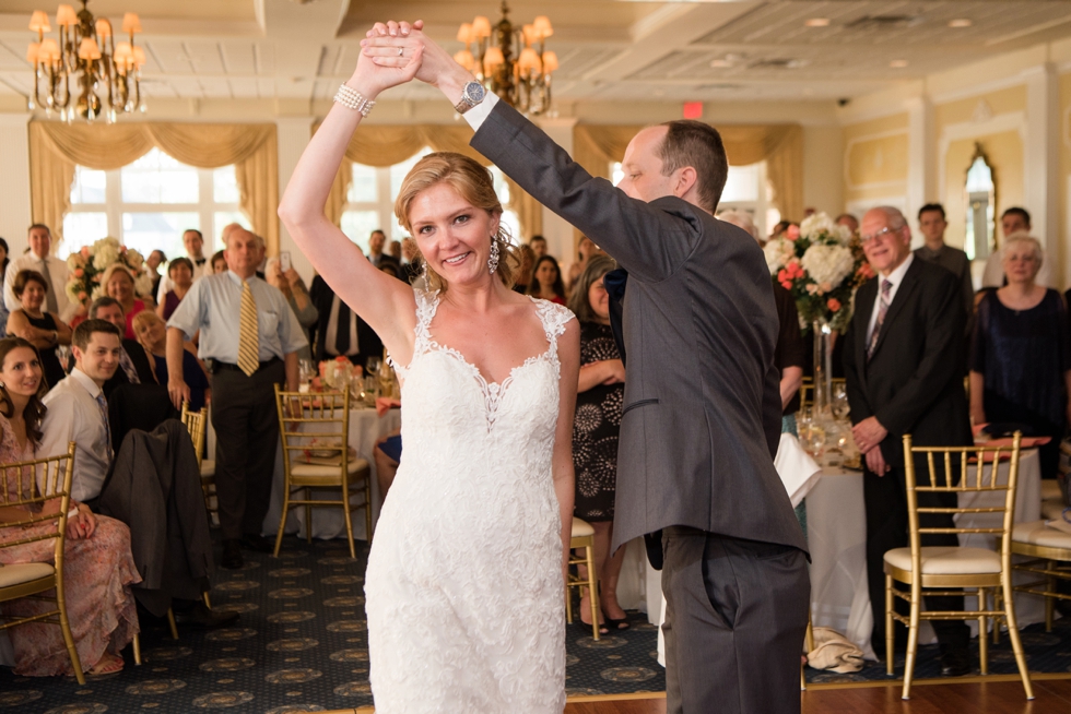 Destination Wedding Photographer in Williamsburg VA -Two Rivers Country Club First Dance