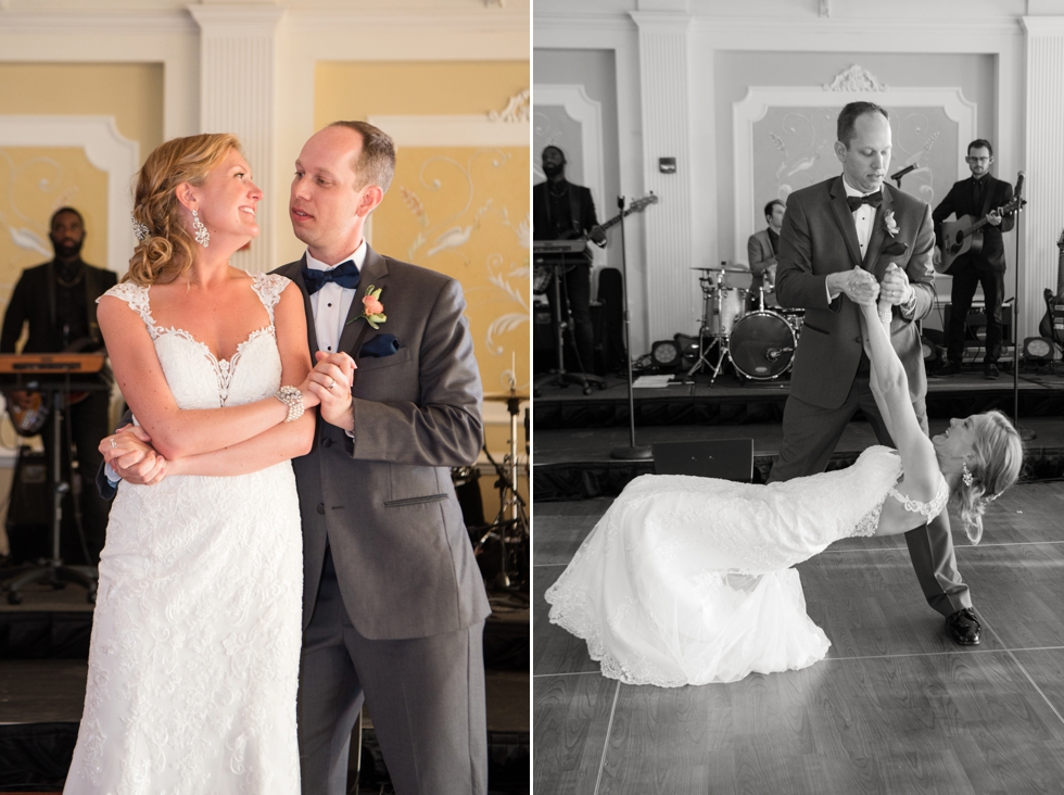 Destination Wedding Photographer in Williamsburg VA -Two Rivers Country Club First Dance