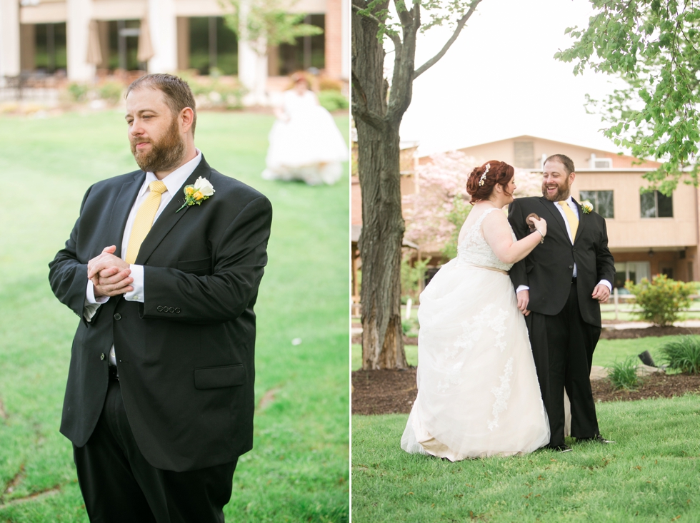 Turf Valley Resort in Baltimore - First Look Wedding Photos