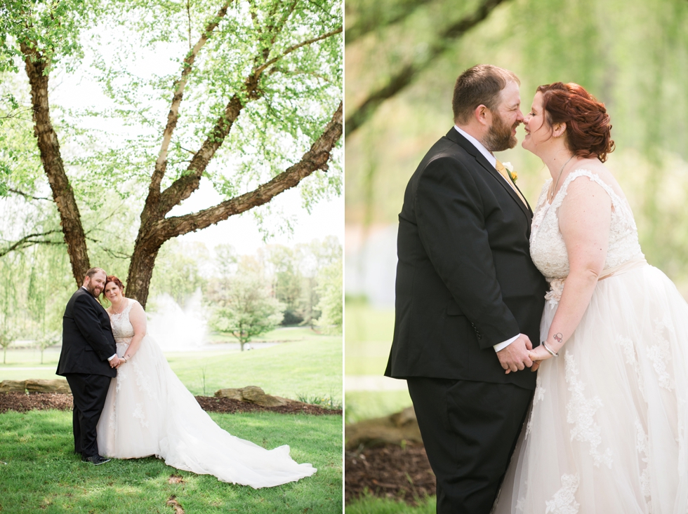 Turf Valley Resort in Baltimore - First Look Wedding Photos