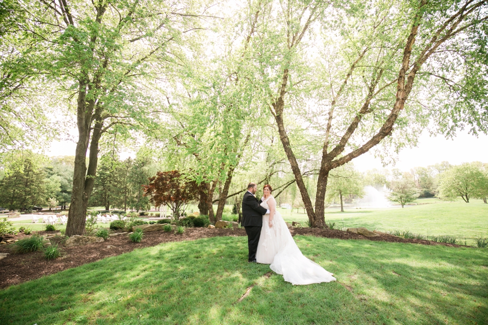 Turf Valley Resort in Baltimore - First Look Wedding Photos