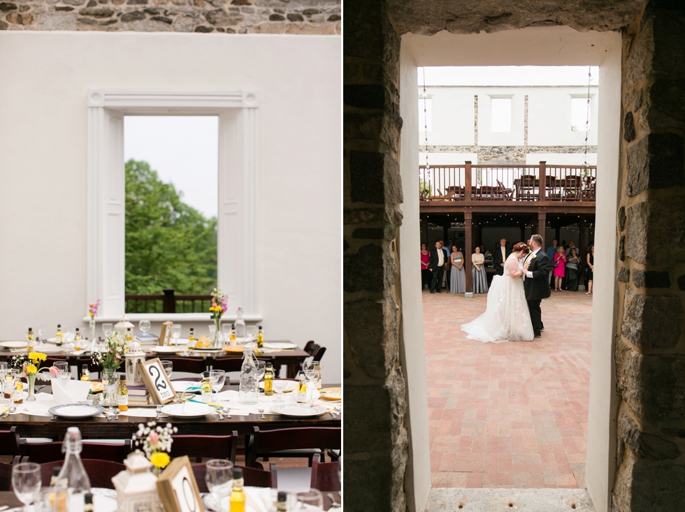 Patapsco Female Institute Wedding Photographer - Outdoor Reception in Ellicott City