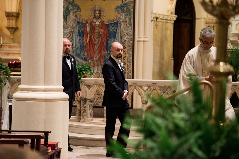 Lord Baltimore hotel Baltimore wedding - Corpus Christi Church