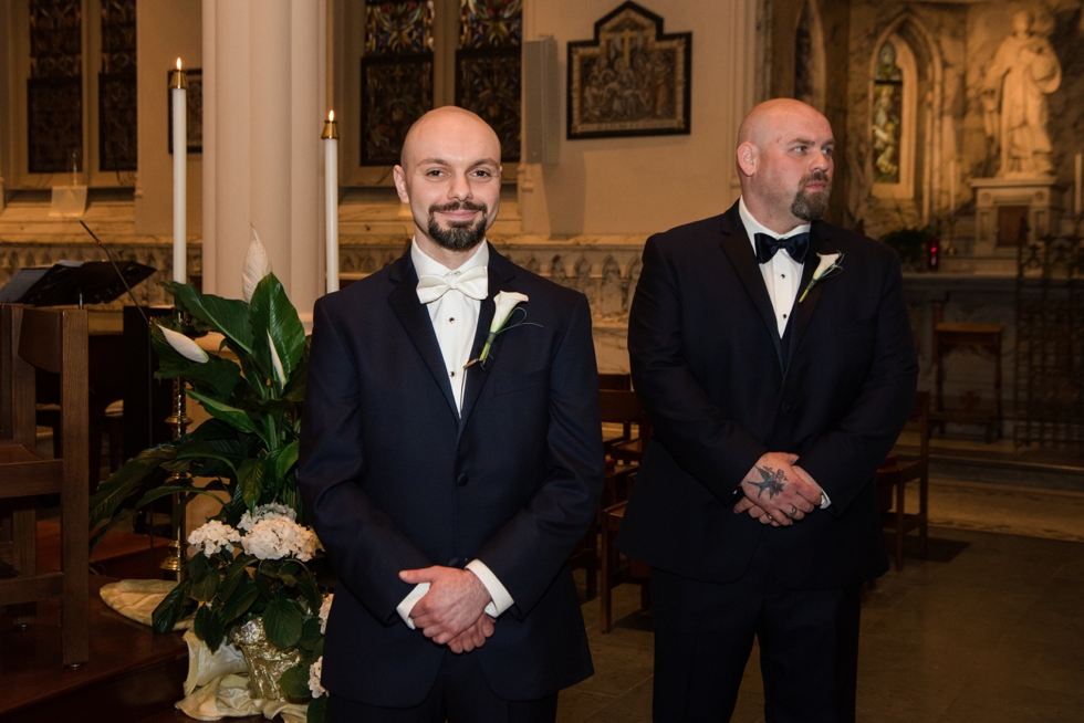 Lord Baltimore hotel Baltimore wedding - Corpus Christi Church