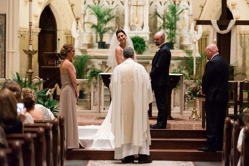 Philadelphia Church wedding - Corpus Christi Church Wedding Ceremony